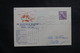 SUÈDE - Enveloppe Par Hélicoptère En 1955, Affranchissement Plaisant  - L 39856 - Lettres & Documents