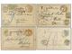 AUSTRIA. 1891-1909. Eight Postal Stationary Cards Taxed On Arrival With Swiss Stamps. - Sonstige & Ohne Zuordnung