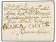 CHILE. (1770 CA.). SANTIAGO A BUENOS AIRES. Carta Con Texto (sin Orgien Ni Fecha) Marcas CHYLE Y FRANCA En Tinta De Escr - Autres & Non Classés