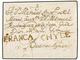 CHILE. (1770 CA.). SANTIAGO A BUENOS AIRES. Carta Con Texto (sin Orgien Ni Fecha) Marcas CHYLE Y FRANCA En Tinta De Escr - Otros & Sin Clasificación