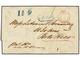 BARBADOS. 1851. BARBADOES To S. JUAN (Porto Rico). Entire Letter With Contents. Red PAID AT BARBADOES Strike And Rated " - Other & Unclassified