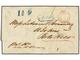 BARBADOS. 1851. BARBADOES To S. JUAN (Porto Rico). Entire Letter With Contents. Red PAID AT BARBADOES Strike And Rated " - Autres & Non Classés