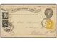 CANADA. 1894. TORONTO To GERMANY. 1 Cent. Black Postal Stationary Card Uprated With Two 1/2 Cent. Black And 1 Cent. Yell - Autres & Non Classés