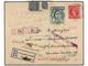 FALKLAND. 1911. FALKLAND To PHILADELPHIA (U.S.A.). 1d. Red Postal Stationery Envelope Uprated With 3sh. Green Stamp Tied - Andere & Zonder Classificatie