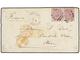 COSTA DE ORO. 1879. CAPE COAST To FRANCE. 4 D. Lilac (2) Cancelled With Oval "566" And Marked PAID AT CAPE COAST CASTLE  - Sonstige & Ohne Zuordnung