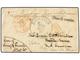 INDIA INGLESA. 1860. CALCUTTA To U.S.A. Envelope Franked On Reverse With 1/2 A. Blue, 1 A. Black And 8 A. Red On Blue St - Otros & Sin Clasificación