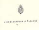 WW1 -Ambassade D'espagne - Bureau De Renseignement Sur Les Prisonniers De Guerre. VOIR TEXTE. 1916 - 1. Weltkrieg 1914-1918