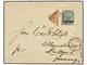 MARRUECOS INGLES. 1891. TANGIER To GERMANY. Cover Franked With Gibraltar 5 Cts. On 1/2 D. Green And Bisected 40 Cts. Sta - Autres & Non Classés