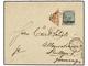 MARRUECOS INGLES. 1891. TANGIER To GERMANY. Cover Franked With Gibraltar 5 Cts. On 1/2 D. Green And Bisected 40 Cts. Sta - Otros & Sin Clasificación