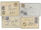 SUIZA. 1879-97. Six Covers With POSTAGE DUE Stamps. - Autres & Non Classés