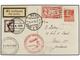 ZEPPELIN. 1929 (Abril). Tarjeta Postal Del Zeppelin LZ 127 Desde FRANCIA Con Dos Sellos De 90 Cts. (uno Defecto) Embarca - Autres & Non Classés