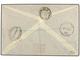 ZEPPELIN. 1933. MOROCCO. TANGIER To SANTOS (Brazil). Envelope Franked With 3 D. And 1 Sh. Stamps, Sent By GRAF ZEPPELIN  - Sonstige & Ohne Zuordnung