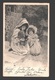 Fantasy / Fantaisie / Fantasie Kaart - 2 Fillettes / 2 Girls With Kitten / 2 Meisjes Met Katje - 1907 - Photogravure - Scènes & Paysages