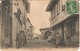 LOUBENS ( Haute Garonne ) : Rue De L'église Et Halle Trés Animées Avec  Les Villageois (carte Trés Rare ) - Altri & Non Classificati