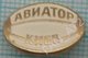 USSR / Badge / Soviet Union / UKRAINE. Rugby. Club Aviator. Aviation. Antonov Aircraft Factory. Kiev 1970s - Rugby