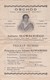 Programme De Musique 15x23  (Program OBCHODOU) OBCHOD 75 -ej  ROCZNICY ZGONU Juljusza SLOWACKIEGO (1924) - Programmes