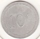 Algérie, Chambre De Commerce De Bone, 10 Centimes ND, Type 4 , Aluminium - Algeria