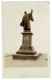 Ref 1323 - 1909 Real Photo Postcard - Thomas Ellis Statue Bala Merionethshire - Tregaron Duplex Postmark - Merionethshire