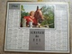 1966 - ALMANACH DES P.T.T OBERTHUR -  LA SEINE - 1966 - SOUVENIR - FEMME ET CHEVAL - Grand Format : 1991-00