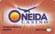 Oneida Bingo & Casino Green Bay, WI - Slot Card - Casino Cards