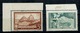 SVIZZERA SWITZERLAND SUISSE SCHWEIZ HELVETIA 1930 31 Vedute 3 + 10fr ** MNH UNIF.244 245 Cert Caffaz - Unused Stamps