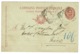 Ref 1325 - 1901 Italy Postal Stationery Card - 10c Rate Alassio To Nice - Stamped Stationery