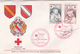 France - FDC Croix Rouge - Premier Jour D'Emission Des Timbres De Noël - Strasbourg - 1965 - Timbres N° 1466/7 - Croix-Rouge