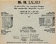 Env CCP 1937 - Publicité Voiture Fiat - R.R. Radio Avec Ondes Ultra Cortes - Première Marque Belge - Voitures