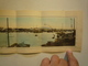 CIRCA 1920 HONG KONG - POSTCARD FOLDOUT - PANORAMA CANTON HARBOR NON CIRCULÉ COLORISÉ - Cina (Hong Kong)