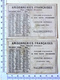 2 CHROMOS..CALENDRIER 1886....JANVIER/FÉVRIER /MARS.........VALENCIENNES ...AMIDON PESIER - Autres & Non Classés