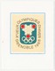 Carte De Vœux Du COJO Pour 1968 Des X° Jeux Olympiques D'Hiver De Grenoble 1968 Olympic Games 68 - Autres & Non Classés