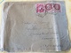 Luxembourg Lettre Avec Bande De Censure Montereau 1942 - 1940-1944 Occupation Allemande