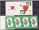 POLAND 1997 KOCHAM CIE I LOVE YOU BOOKLET COMPLETE VALENTINES DAY Mi No 3634-35 MNH Fi 10 Heart Cupid Playing Card Queen - Other & Unclassified