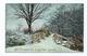 Christmas Postcard All Christmas Joys Be Yours Posting 1907 - Santa Claus