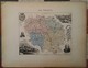 1885 CARTE DU DÉPARTEMENT DE LA CREUSE - GUERET - AUBUSSON - BOURGANEUF - BOUSSAC - Non Classés