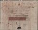 X2151-France-Strip Of Six On Maritime Folded Letter From Paris To Pará, Brazil-1857 - 1849-1876: Classic Period