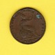 GREAT BRITAIN  1 PENNY 1853 (KM # 739) #5394 - D. 1 Penny