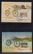 GREECE STAMPS 2014/THE BICYCLE (4 M/S)  From Booklet(first Day Issue Postmark)   12/6/14-USED-COMPLETE SET - Gebruikt
