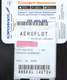 Russian Airlines Aeroflot Boarding Pass - Bucharest Otopeni To Moscow Sheremetievo  - 2/scans - Cartes D'embarquement