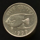 Bermuda 5 Cents 2000, Km108, Animal Coin, Fish - Bermudas