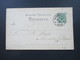 DR 1876 Pfennige Nr. 31 EF Gedruckte Firmenkarte Preis Courant Ludwig Brand Hamburg En Gros Herings Geschäft - Lettres & Documents