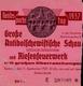 Reichsparteitag WK II Nürnberg (8500) 1937 Eintrittskarte Große Antibolschewistische Schau Und Riesenfeuerwerk I-II - Guerre 1939-45