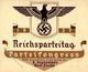 Reichsparteitag WK II Nürnberg (8500) 1937 Eintrittskarte Parteikongress I-II - Guerra 1939-45