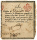 18 LIRE CEDOLA MONETATA DUCATO DI MANTOVA 06/10/1796 BB - Altri & Non Classificati