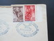 Ungarn 1940 Zensurbeleg OKW Postamt Leipzig Bahnpostlagernd Horthy Fliegerfonds FDC SST Flugzeug - Storia Postale