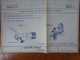 CAMION PEUGEOT  CITROEN RENAULT 1000 KG PLAN FICHE AILES REMORQUES VANNE VIDANGE BETAILLERE  GRAPPIN ANNAT HOUILLES 1966 - Camions