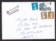 UK: Registered Cover To Netherlands, 1990s, 4 Stamps, Machin, Castle, 2.95 Rate, R-label At Back (traces Of Use) - Brieven En Documenten