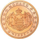 Monaco, 2 Euro Cent, 2005, BE, FDC, Copper Plated Steel, KM:168 - Monaco