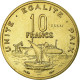 Monnaie, Djibouti, 10 Francs, 1977, ESSAI, SUP+, Bronze-Aluminium, KM:E4 - Djibouti