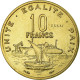 Monnaie, Djibouti, 10 Francs, 1977, ESSAI, SUP+, Bronze-Aluminium, KM:E4 - Gibuti